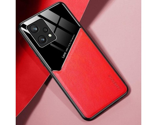 Бізнес чехол бампер GENEROUS для Realme 9 Pro Plus зі скла і штучної шкіри Бізнес чехол бампер GENEROUS для Realme 9 Pro Plus зі скла і штучної шкіри