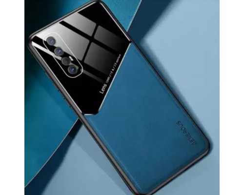 Бізнес чехол бампер GENEROUS для Opppo Reno3 5G зі скла і штучної шкіри Бізнес чехол бампер GENEROUS для Opppo Reno3 5G зі скла і штучної шкіри