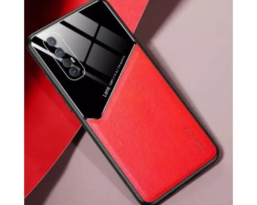 Бізнес чехол бампер GENEROUS для Opppo Reno3 5G зі скла і штучної шкіри Бізнес чехол бампер GENEROUS для Opppo Reno3 5G зі скла і штучної шкіри