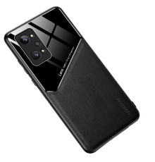 Бізнес чохол бампер GENEROUS для Realme GT2 Pro зі скла та штучної шкіри