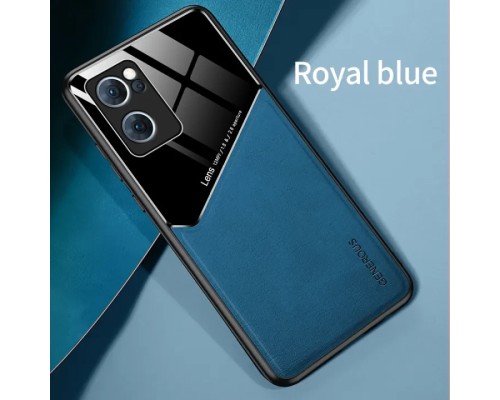 Бізнес чохол-бампер GENEROUS для Oppo Reno7 5G / Find X5 Lite зі скла та штучної шкіри Бізнес чохол-бампер GENEROUS для Oppo Reno7 5G / Find X5 Lite зі скла та штучної шкіри