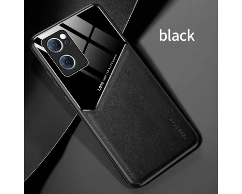 Бізнес чохол-бампер GENEROUS для Oppo Reno7 5G / Find X5 Lite зі скла та штучної шкіри Бізнес чохол-бампер GENEROUS для Oppo Reno7 5G / Find X5 Lite зі скла та штучної шкіри