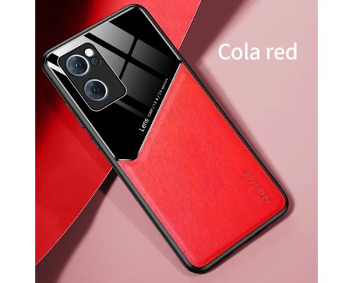 Бізнес чохол-бампер GENEROUS для Oppo Reno7 5G / Find X5 Lite зі скла та штучної шкіри Бізнес чохол-бампер GENEROUS для Oppo Reno7 5G / Find X5 Lite зі скла та штучної шкіри