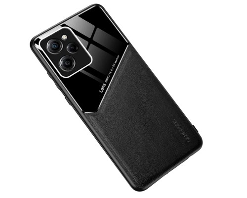 Бізнес чохол бампер GENEROUS для Xiaomi Poco X5 Pro 5G зі скла і штучної шкіри Бізнес чохол бампер GENEROUS для Xiaomi Poco X5 Pro 5G зі скла і штучної шкіри