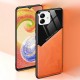 Бізнес чохол бампер GENEROUS для Samsung Galaxy A04e зі скла і штучної шкіри