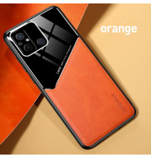 Бізнес чохол бампер GENEROUS для Xiaomi Redmi 12C зі скла і штучної шкіри