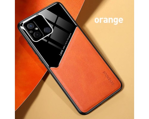 Бізнес чохол бампер GENEROUS для Xiaomi Redmi 12C зі скла і штучної шкіри Бізнес чохол бампер GENEROUS для Xiaomi Redmi 12C зі скла і штучної шкіри