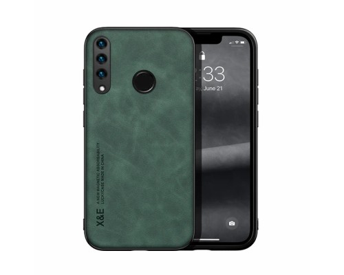 Шкіряний чохол Sheepskin з магнітом для Huawei P30 Lite Green Шкіряний чохол Sheepskin з магнітом для Huawei P30 Lite Green