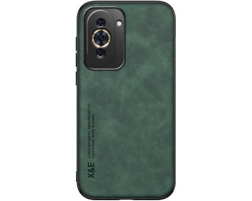 Шкіряний чохол Sheepskin з магнітом для Huawei Nova 10 Green Шкіряний чохол Sheepskin з магнітом для Huawei Nova 10 Green