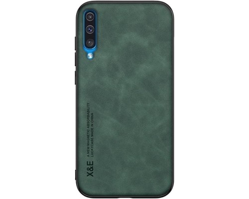 Шкіряний чохол Sheepskin з магнітом для Samsung Galaxy A50 / A50s / A30s Green Шкіряний чохол Sheepskin з магнітом для Samsung Galaxy A50 / A50s / A30s Green
