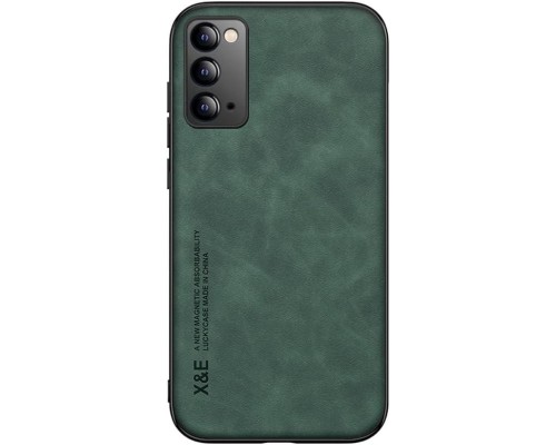 Шкіряний чохол Sheepskin з магнітом для Samsung Galaxy Note 20 Green Шкіряний чохол Sheepskin з магнітом для Samsung Galaxy Note 20 Green