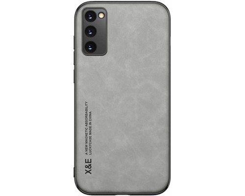Шкіряний чохол Sheepskin з магнітом для Samsung Galaxy S20 FE Light gray Шкіряний чохол Sheepskin з магнітом для Samsung Galaxy S20 FE Light gray