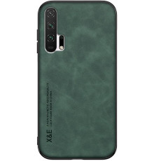 Шкіряний чохол Sheepskin з магнітом для Huawei Honor 20 Pro Green
