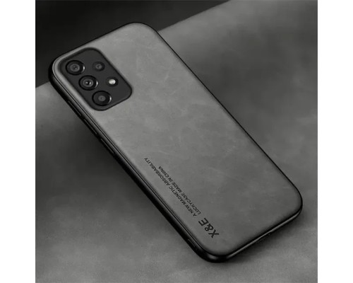 Шкіряний чохол Sheepskin з магнітом для Samsung Galaxy A52 Light gray Шкіряний чохол Sheepskin з магнітом для Samsung Galaxy A52 Light gray