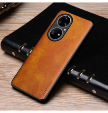 Шкіряний чохол AIORIA Vintage для Huawei P50 Pro orange