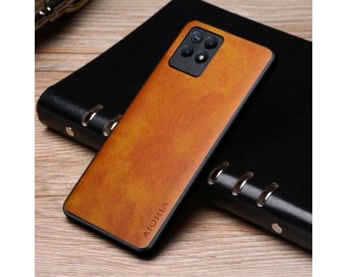 Шкіряний чохол AIORIA Vintage для Realme 8i / Narzo 50 orange Шкіряний чохол AIORIA Vintage для Realme 8i / Narzo 50 orange