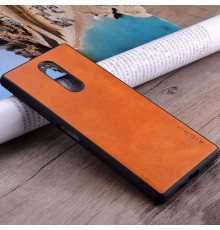 Шкіряний чохол AIORIA Vintage для Sony Xperia XZ4 / Xperia 1 orange