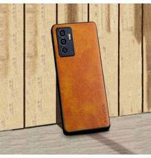 Шкіряний чохол AIORIA Vintage для Vivo V23e orange