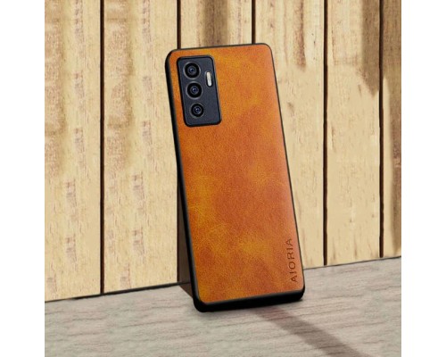 Шкіряний чохол AIORIA Vintage для Vivo V23e orange Шкіряний чохол AIORIA Vintage для Vivo V23e orange