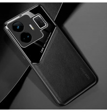 Бізнес чохол бампер GENEROUS для Realme GT Neo 5 / Realme GT3 зі скла і штучної шкіри
