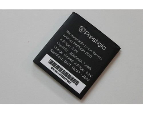 Акумулятор PAP5430 для Prestigio MultiPhone 5430 DUO Акумулятор PAP5430 для Prestigio MultiPhone 5430 DUO