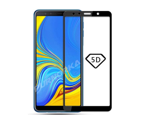 Захисне скло Samsung A7 2018 Full Glue 5D (Mocolo 0,33 мм)