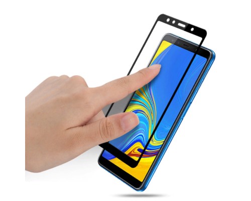 Захисне скло Samsung A7 2018 Full Glue 5D (Mocolo 0,33 мм)
