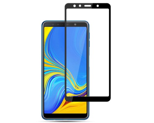 Захисне скло Samsung A7 2018 Full Glue 5D (Mocolo 0,33 мм)