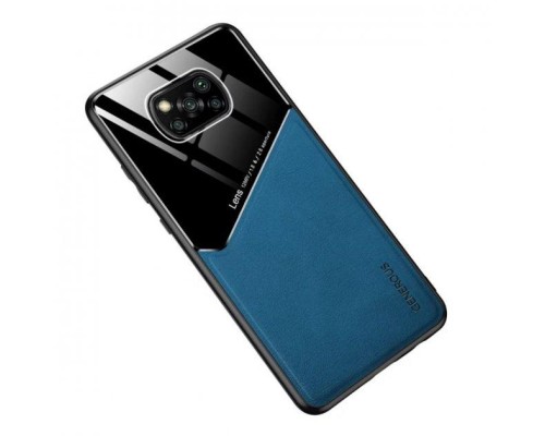 Бізнес чохол бампер GENEROUS для Xiaomi Poco X3 NFC зі скла і штучної шкіри Бізнес чохол бампер GENEROUS для Xiaomi Poco X3 NFC зі скла і штучної шкіри