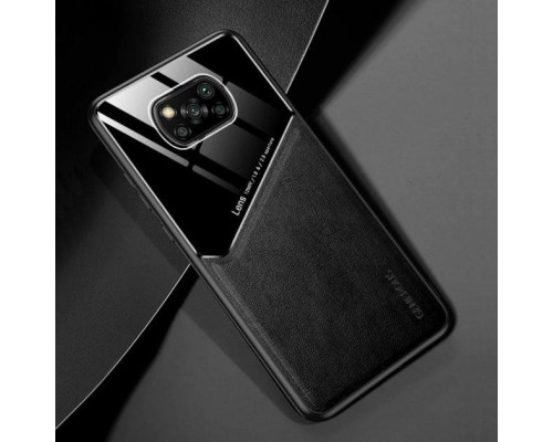 Бізнес чохол бампер GENEROUS для Xiaomi Poco X3 NFC зі скла і штучної шкіри Бізнес чохол бампер GENEROUS для Xiaomi Poco X3 NFC зі скла і штучної шкіри