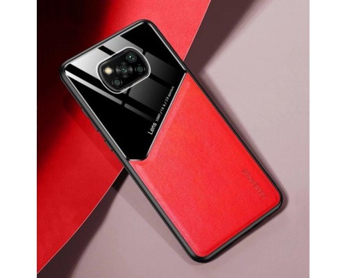 Бізнес чохол бампер GENEROUS для Xiaomi Poco X3 NFC зі скла і штучної шкіри Бізнес чохол бампер GENEROUS для Xiaomi Poco X3 NFC зі скла і штучної шкіри