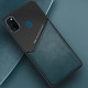 Бізнес чохол бампер GENEROUS для Samsung Galaxy M21 з скла і штучної шкіри