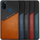 Бізнес чохол бампер GENEROUS для Samsung Galaxy M21 з скла і штучної шкіри