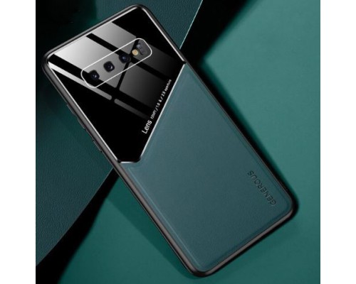 Бізнес чохол бампер GENEROUS для Samsung Galaxy S10 з скла і штучної шкіри Бізнес чохол бампер GENEROUS для Samsung Galaxy S10 з скла і штучної шкіри