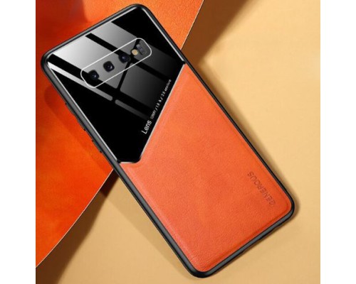 Бізнес чохол бампер GENEROUS для Samsung Galaxy S10 з скла і штучної шкіри Бізнес чохол бампер GENEROUS для Samsung Galaxy S10 з скла і штучної шкіри