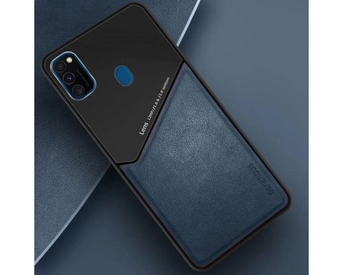 Бізнес чохол бампер GENEROUS для Samsung Galaxy A11 зі скла і штучної шкіри Бізнес чохол бампер GENEROUS для Samsung Galaxy A11 зі скла і штучної шкіри