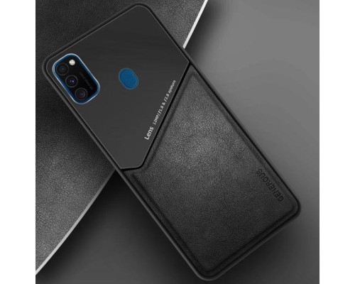 Бізнес чохол бампер GENEROUS для Samsung Galaxy A11 зі скла і штучної шкіри Бізнес чохол бампер GENEROUS для Samsung Galaxy A11 зі скла і штучної шкіри