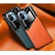 Бізнес чохол бампер GENEROUS для Xiaomi Mi 11 з скла і штучної шкіри