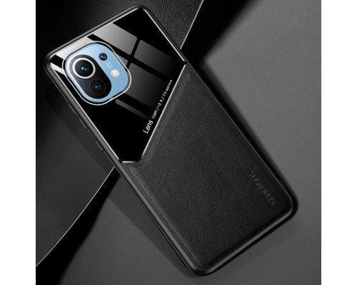 Бізнес чохол бампер GENEROUS для Xiaomi Mi 11 з скла і штучної шкіри Бізнес чохол бампер GENEROUS для Xiaomi Mi 11 з скла і штучної шкіри