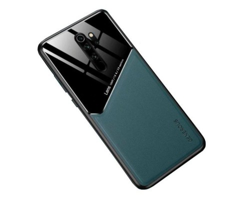 Бізнес чохол бампер GENEROUS для Xiaomi Redmi Note 8 Pro зі скла і штучної шкіри Бізнес чохол бампер GENEROUS для Xiaomi Redmi Note 8 Pro зі скла і штучної шкіри