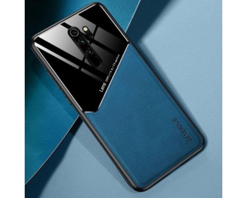 Бізнес чохол бампер GENEROUS для Xiaomi Redmi Note 8 Pro зі скла і штучної шкіри Бізнес чохол бампер GENEROUS для Xiaomi Redmi Note 8 Pro зі скла і штучної шкіри