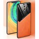 Бізнес чохол бампер GENEROUS для Huawei Mate 10 з скла і штучної шкіри