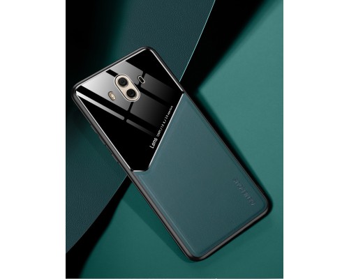 Бізнес чохол бампер GENEROUS для Huawei Mate 10 з скла і штучної шкіри Бізнес чохол бампер GENEROUS для Huawei Mate 10 з скла і штучної шкіри