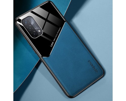 Бізнес чохол бампер GENEROUS для Oppo A74 4G з скла і штучної шкіри Бізнес чохол бампер GENEROUS для Oppo A74 4G з скла і штучної шкіри