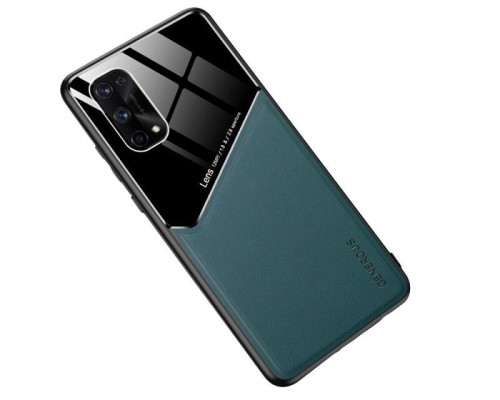 Бізнес чохол бампер GENEROUS для Realme 7 Pro зі скла і штучної шкіри Бізнес чохол бампер GENEROUS для Realme 7 Pro зі скла і штучної шкіри