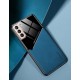 Бізнес чехол бампер GENEROUS для Samsung Galaxy M23 5G зі скла і штучної шкіри