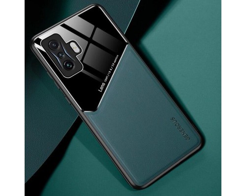 Бізнес чехол бампер GENEROUS для Xiaomi Poco F4 GT зі скла і штучної шкіри Бізнес чехол бампер GENEROUS для Xiaomi Poco F4 GT зі скла і штучної шкіри