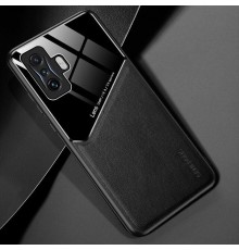 Бізнес чехол бампер GENEROUS для Xiaomi Poco F4 GT зі скла і штучної шкіри