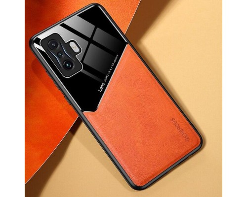 Бізнес чехол бампер GENEROUS для Xiaomi Poco F4 GT зі скла і штучної шкіри Бізнес чехол бампер GENEROUS для Xiaomi Poco F4 GT зі скла і штучної шкіри