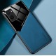 Бізнес чехол бампер GENEROUS для Oppo A76 4G зі скла і штучної шкіри